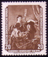 507 Gemälde 20 Pf Rembrandt ** - Unused Stamps