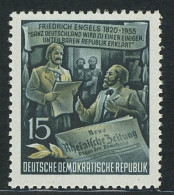 487A YII Friedrich Engels 15 Pf Wz.2 YII ** - Ungebraucht