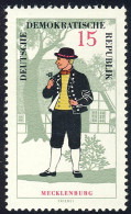 1217 Volkstrachten Mecklenburg 15 Pf ** - Neufs