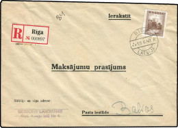 Lettland, 1940, 237, Brief - Latvia