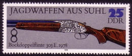 2379 Jagdwaffen Aus Suhl 25 Pf ** - Neufs