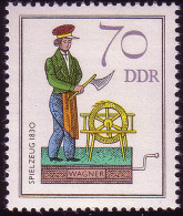 2763 Historisches Spielzeug 70 Pf 1982 Wagner ** - Unused Stamps