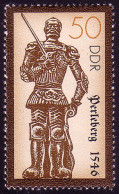 3288 Historische Denkmale Rolandsäulen II 50 Pf 1989 ** - Unused Stamps