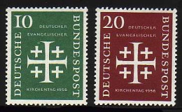 235-236 Evangelischer Kirchentag 1956 - Satz Postfrisch ** - Nuevos