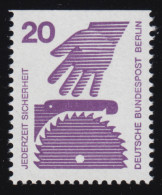 404C Unfallverhütung Oben Geschnitten 20 Pf Kreissäge Aus MH ** - Unused Stamps