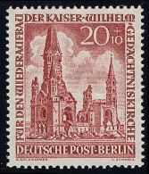 108 Kaiser-Wilhelm-Gedächtniskirche 20+10 Pf ** - Nuovi