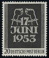 110 17. Juni 1953 20 Pf ** - Unused Stamps