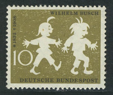 281 Wilhelm Busch 10 Pf ** Postfrisch - Unused Stamps