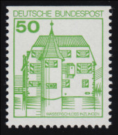 1038CI Burgen Und Schlösser 50 Pf Inzlingen, ** BUCHDRUCK, Neue Fluoreszenz - Neufs