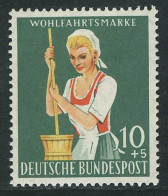 298 Landwirtschaft 10+5 Pf Sennerin ** Postfrisch - Unused Stamps