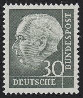 259xw Theodor Heuss 30 Pf ** Postfrisch - Unused Stamps