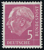 179 Heuss 5 Pf, Postfrisch ** - Unused Stamps