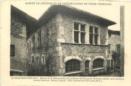   01  COMITE DU VIEUX PEROUGES     MAISON DE MONSIEUR EDOUARD HERRIOT - Pérouges