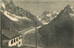 74  CHAMONIX   LA FLEGERE ET LA MER DE GLACE - Chamonix-Mont-Blanc