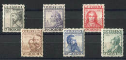 Österreich, 1934, 591/96, Ungebraucht - Autres & Non Classés