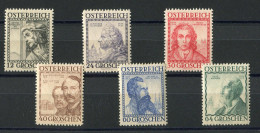 Österreich, 1934, 591/96, Ungebraucht - Autres & Non Classés