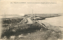 56   PRESQU'ILE DE QUIBERON   L'ENDROIT LE PLUS ETROIT DE LA PRESQU'ILE PRES  PENTHIEVRE - Quiberon