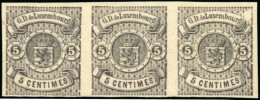 Luxemburg, 1875, 30 (3) Probe, Ohne Gummi - Other & Unclassified