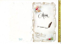 Solde AM - 36 CARTES DE MENU VIERGES - BLANCO - Menu