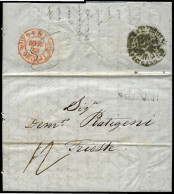 Österreich Post In Der Levante, 1844, Brief - Levant Autrichien