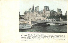 75  PARIS    L'HOTEL DE VILLE - Sonstige Sehenswürdigkeiten