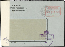 Deutsche Besetz.II.WK Luxemburg, 1944, Brief - Besetzungen 1938-45