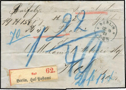 Berliner Postgeschichte, 1873, Brief - Brieven En Documenten