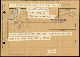 Berlin Vorläufer, 1947, Brief - Autres & Non Classés