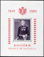 Monaco, 1989, Bl. 43, Postfrisch - Autres & Non Classés