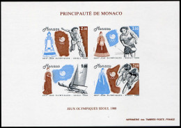 Monaco, 1988, Bl. 40 (2), Postfrisch - Autres & Non Classés