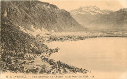   SUISSE   MONTREUX   VUE GENERALE DE CHILLON ET LA DENT DU MIDI - Autres & Non Classés