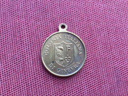 MÉDAILLE COLONIE ITALIENNE DE GENÈVE RARE - Altri & Non Classificati