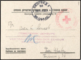 Deutsche Besetz.II.WK Serbien, 1942, Brief - Occupazione 1938 – 45