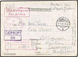 Kriegsgefangenenlagerpost, 1943, Brief - Other & Unclassified