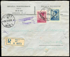 Deutsche Besetz.II.WK Serbien, 1942, 5, 38, Brief - Besetzungen 1938-45