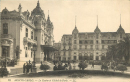 MONTE CARLO    LE CASINO ET L'HOTEL D PARIS - Other & Unclassified