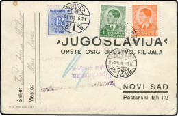 Deutsche Besetz.II.WK Serbien, 1941, Jugo. 394 - 95, Brief - Besetzungen 1938-45