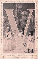TENNIS - Illustrateur  - Lettre V - 1902  - 1900-1949