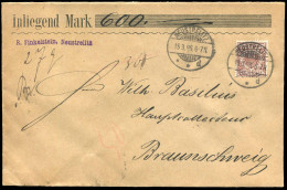 Deutsches Reich, 1895, 50, Brief - Sonstige & Ohne Zuordnung