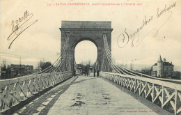 42   LE PONT D'ANDREZIEUX   AVANT L'INONDATION  DU  17 OCTOBRE 1907 - Andrézieux-Bouthéon