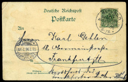 Berliner Postgeschichte, 1896, Brief - Covers & Documents