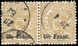 Luxemburg, 1875, 36 (2), Gestempelt - Autres & Non Classés