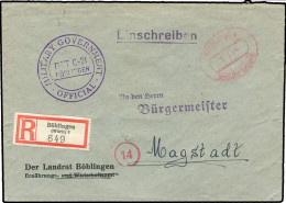 Gebühr Bezahlt, Belege 45-48, Notmaßnahmen, 1946, Brief - Altri & Non Classificati