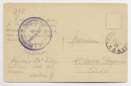 GERMANY CARTE RUHR N + TRESOR ET POSTES *3* 1923 + 50E SECTION DE TELEGRAPHIE - Cachets Militaires A Partir De 1900 (hors Guerres)