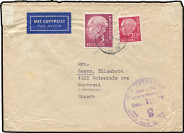 Bundesrepublik Deutschland, 1956, 185, 196, Brief - Other & Unclassified