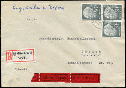 Bundesrepublik Deutschland, 1956, 189 (3), Brief - Altri & Non Classificati