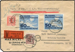 DDR, 1949, 242(2),195,202A, Brief - Autres & Non Classés