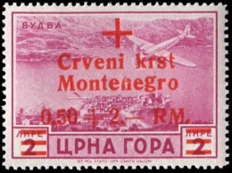 Deutsche Besetz.II.WK Montenegro, 1944, 29-35, Postfrisch - Besetzungen 1938-45