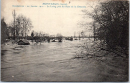 45 MONTARGIS - Le Loing En Crue En 1910 - Montargis