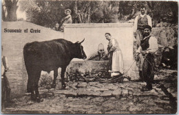 GRETE - Groupe De Cretois A La Fontaine  - Greece